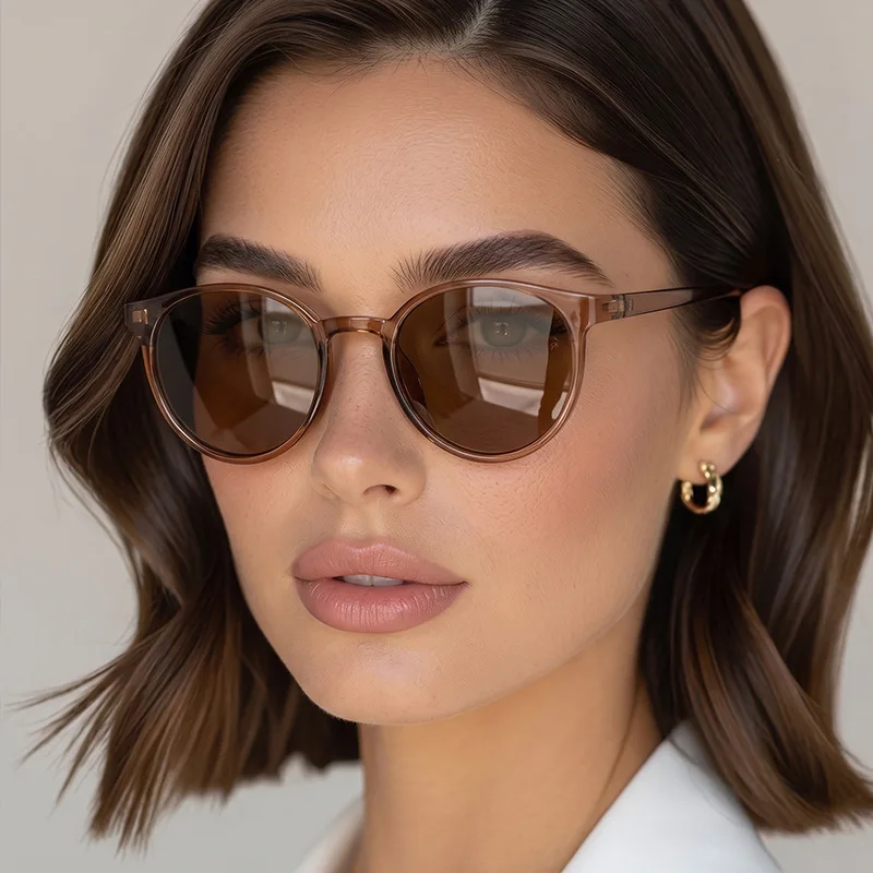 Sunglasses Uv400 - نظارات شمسية جديدة بإطار صغير بتصميم