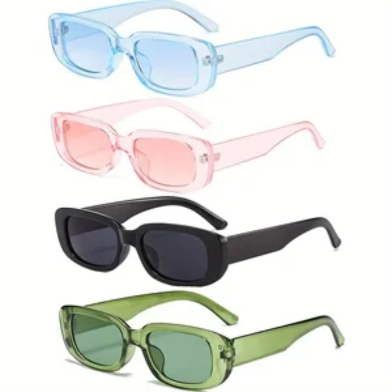 Designer Sunglasses - نظارات شمسية مربعة صغيرة جديدة للنساء