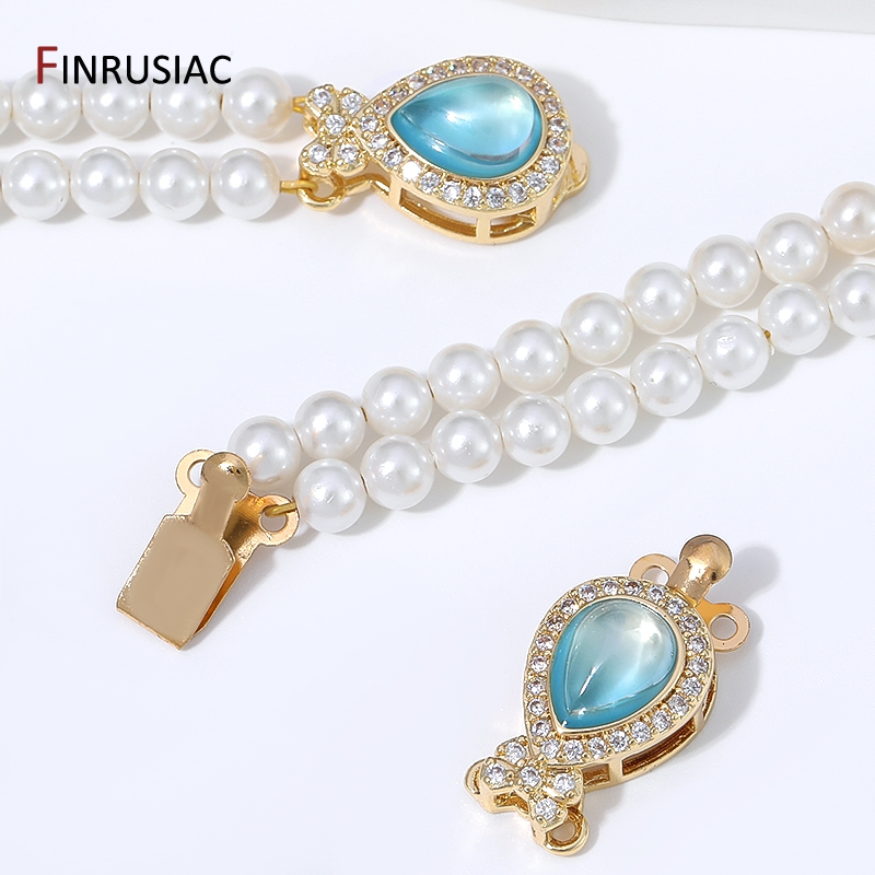 Gold Plated Jewelry - مشبك أمان من النحاس المطلي بالذهب