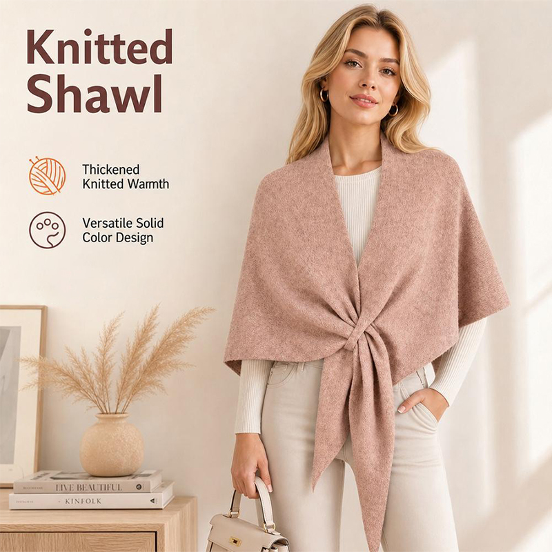 Cashmere Scarf - وشاح مثلث من الصوف والكشمير، وشاح
