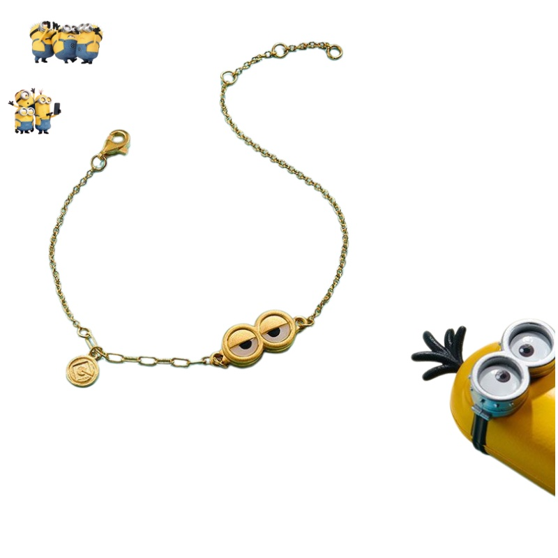 Gold Plated Jewelry - سوار ذهبي من سلسلة المينيونز -