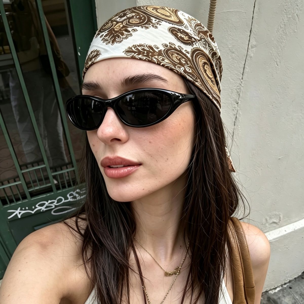 نظارات شمسية رياضية بتصميم Y2K - مراجعة Sunglasses Uv400 وسعره