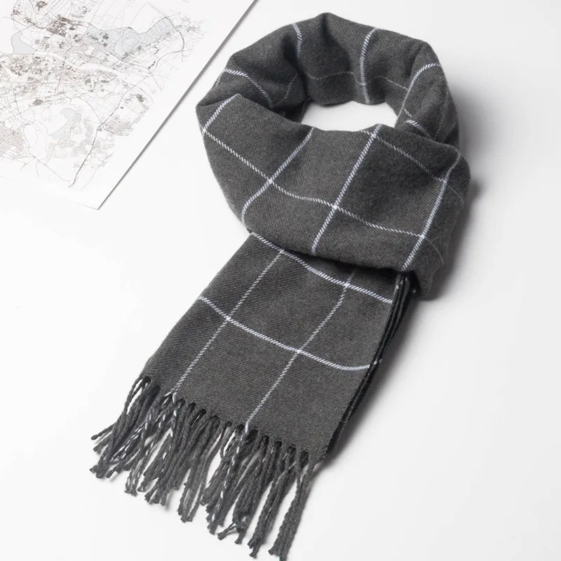 2023 جديد الشتاء الرجال وشاح ا - مراجعة Cashmere Scarf وسعره