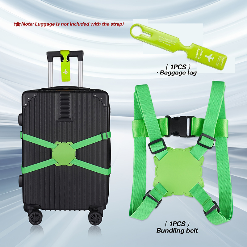طقم حزام أمتعة من قطعتين + بطا - مراجعة Travel Luggage Set وسعره