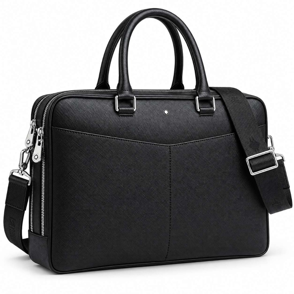 حقيبة رجالية كلاسيكية للأعمال، - مراجعة Leather Briefcase وسعره
