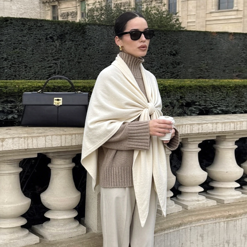 وشاح مثلث من الصوف والكشمير، و - مراجعة Cashmere Scarf وسعره