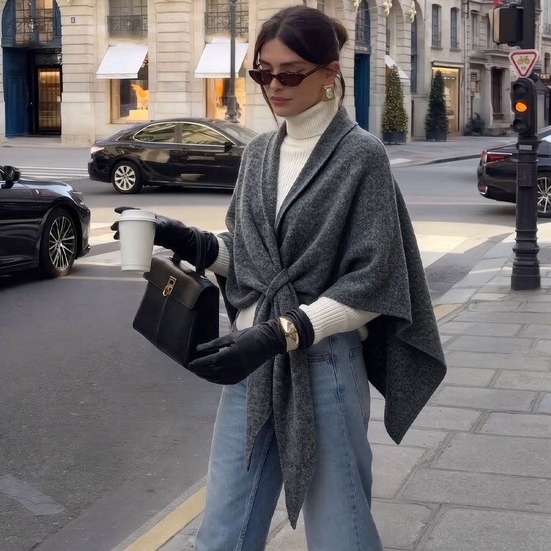 وشاح مثلث من الصوف والكشمير، و - مراجعة Cashmere Scarf وسعره