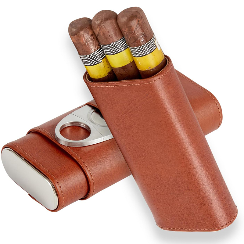 طقم حافظة سيجار محمولة، علبة س - مراجعة Premium Cigar Case وسعره