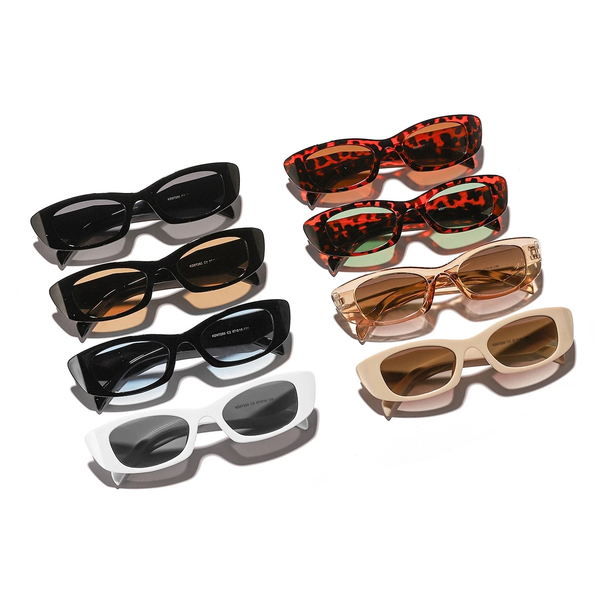 نظارات شمسية مربعة صغيرة بتصمي - مراجعة Sunglasses Uv400 وسعره