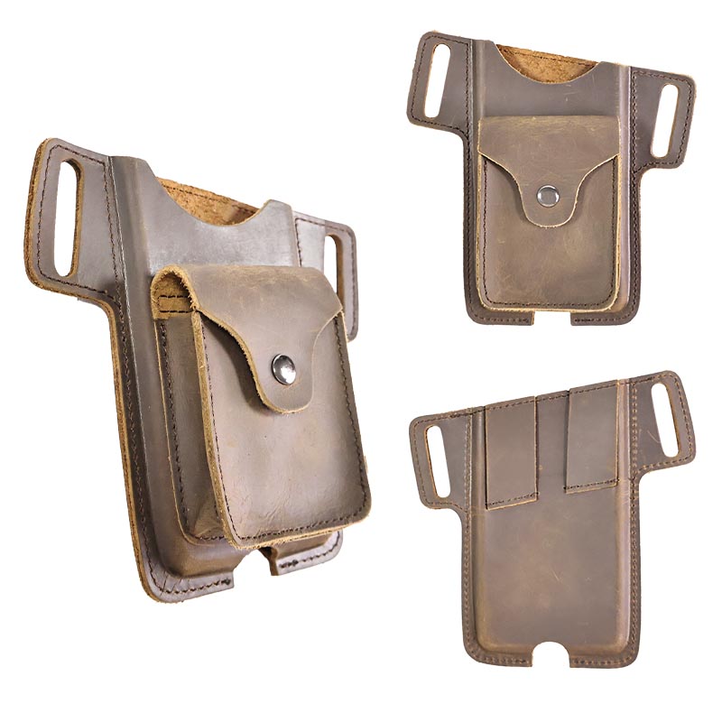 حقائب خصر من الجلد الأصلي للرج - مراجعة Leather Wallet Men وسعره