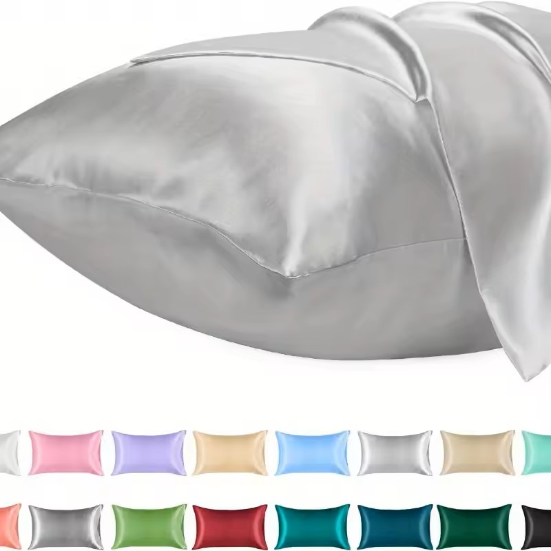 غطاء وسادة من الساتان للشعر مش - مراجعة Silk Pillowcase وسعره